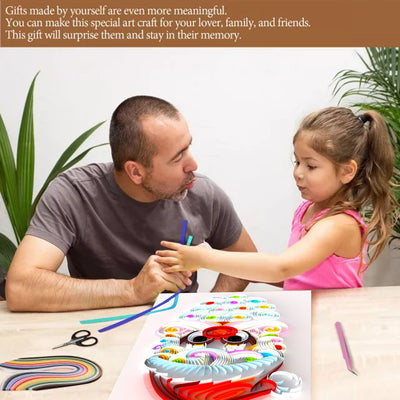 Paper Filigree painting Kit -Santa Claus