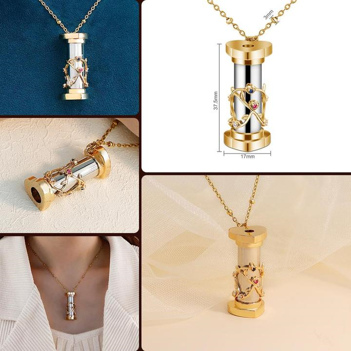 Mother's Day Gift "You Color My World" Granddaughter Kaleidoscope Necklace