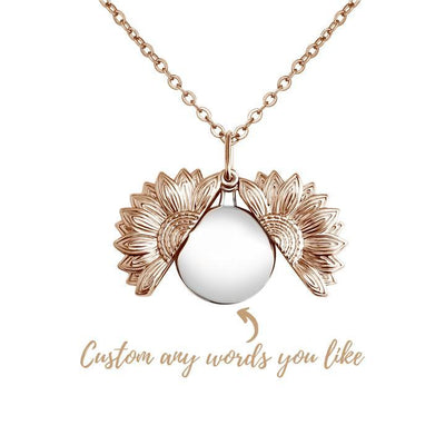 Mother's Day Gift "You Are My Sunshine"🌻 Personalized Sunflower Necklace