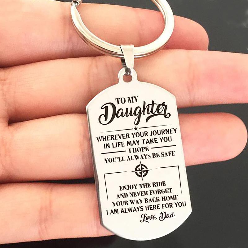Mother's Day Gift Dad To My Daughter-Wherever Your Journey In Life May Take You
