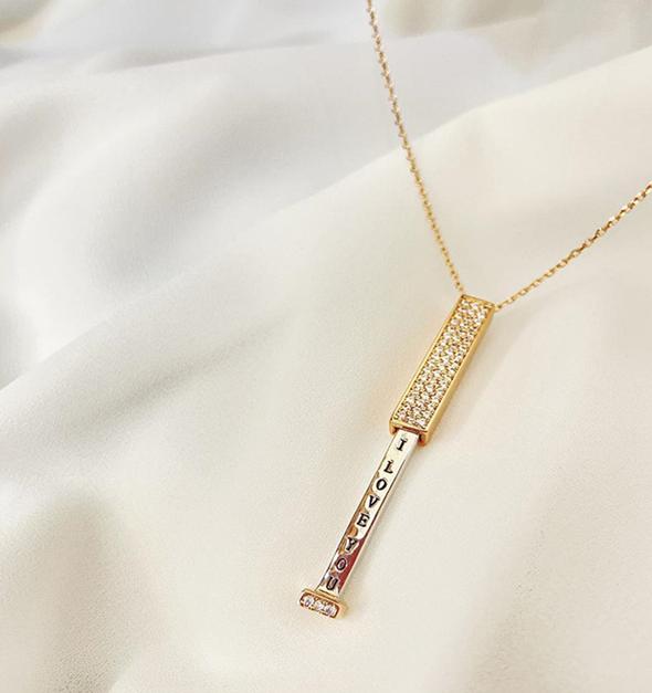 Mother's Day Gift "I Love You" Pendant Necklace