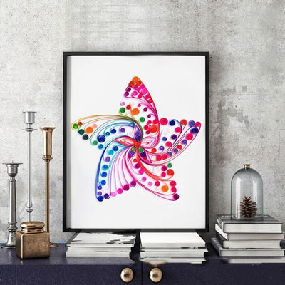 Paper Filigree painting Kit-Star