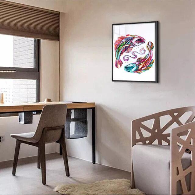 Paper Filigree painting Kit - Fish