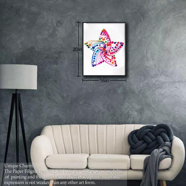 Paper Filigree painting Kit-Star