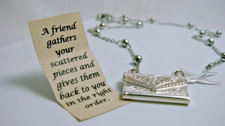 Christmas Gift-👩‍❤️‍💋‍👩✉Friendship Letter Locket Necklace🎁