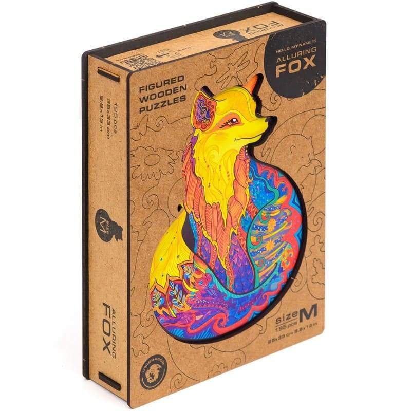 Wooden Jigsaw Puzzle Alluring Fox