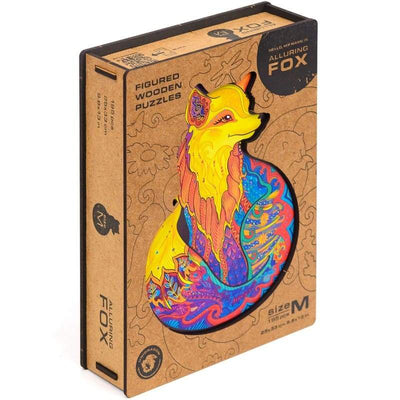 Wooden Jigsaw Puzzle Alluring Fox