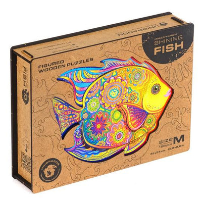 Wooden Jigsaw Puzzle Shining Fish