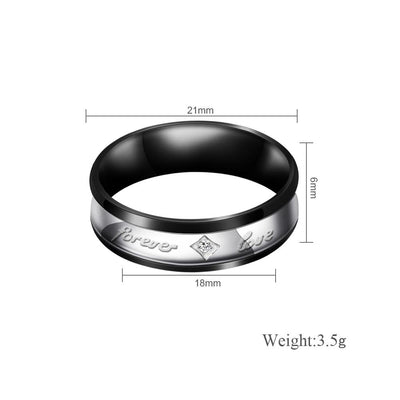 Mother's Day Gift Melody Forever Love Couple Diamond Ring