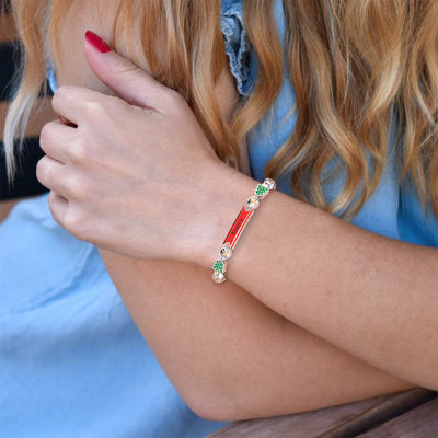 Christmas Gift-Granddaughter Bolo Bracelet With Engravings