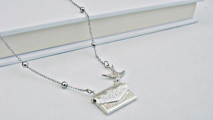 Christmas Gift-👩‍❤️‍💋‍👩✉Friendship Letter Locket Necklace🎁