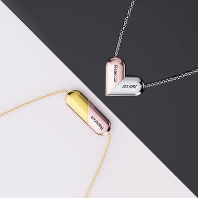 Mother's Day Gift Customized Rotating Deformation Necklace