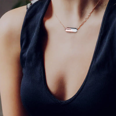 Mother's Day Gift Customized Rotating Deformation Necklace
