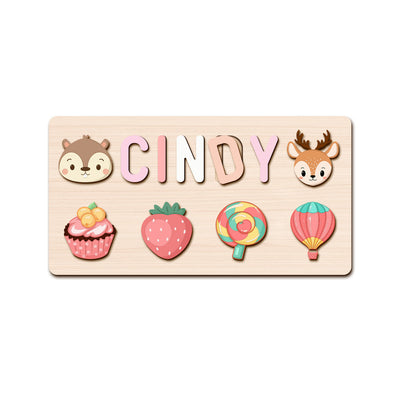 Personalized Wooden Baby Name Puzzle