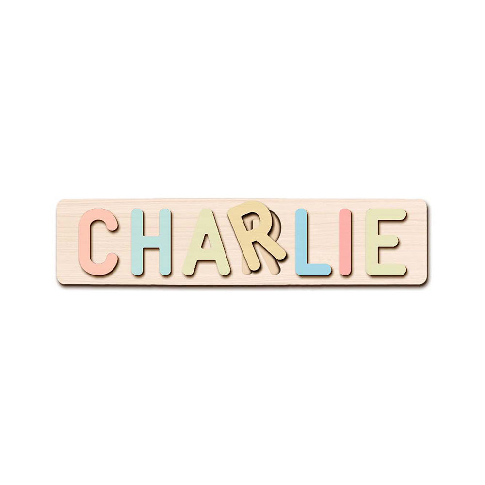 Personalized Wooden Baby Name Puzzle