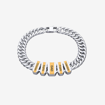 Family Men's Bracelet With Beads