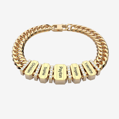 Family Men's Bracelet With Beads