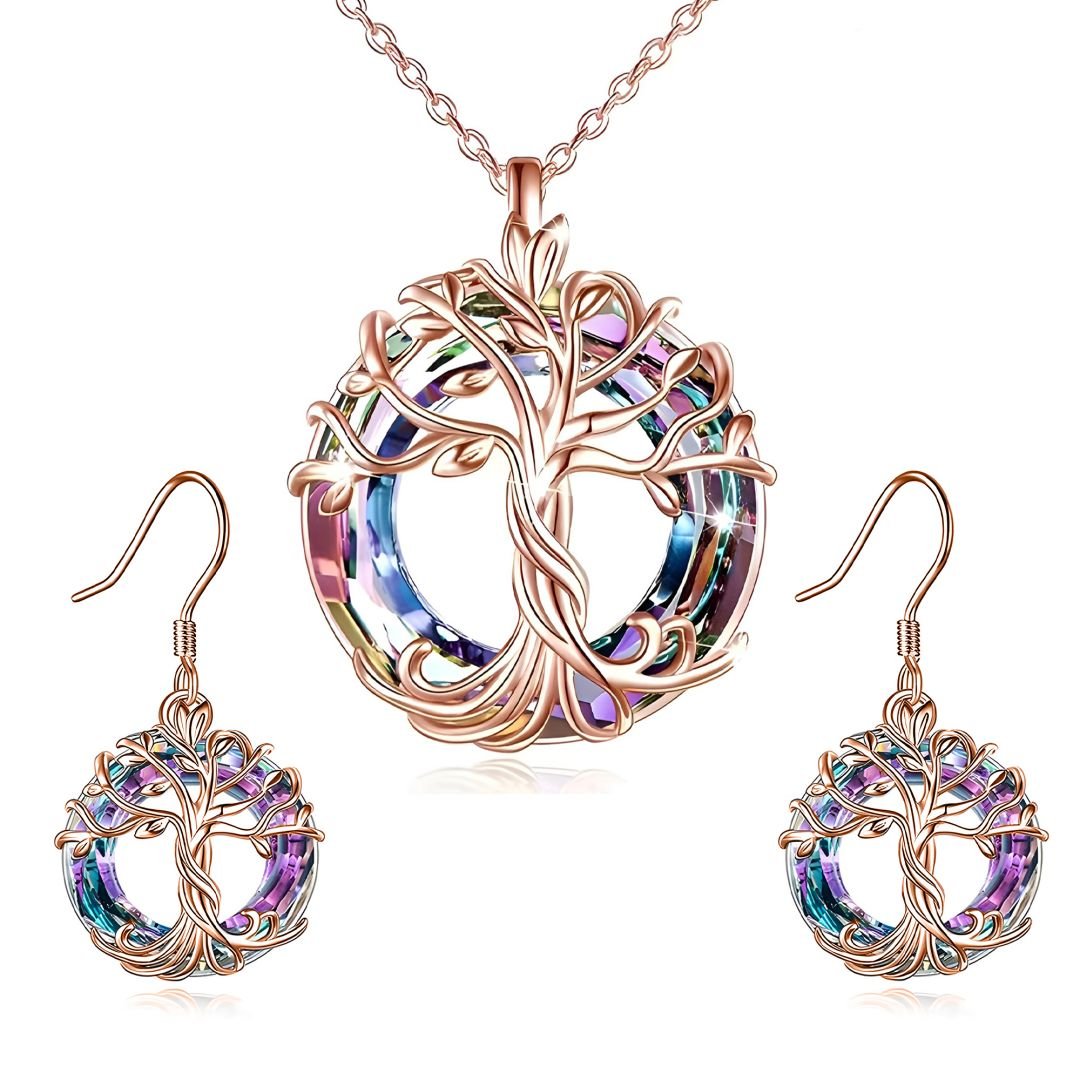 Christmas Gift- S925 Mother is the Family Root Tree Necklace