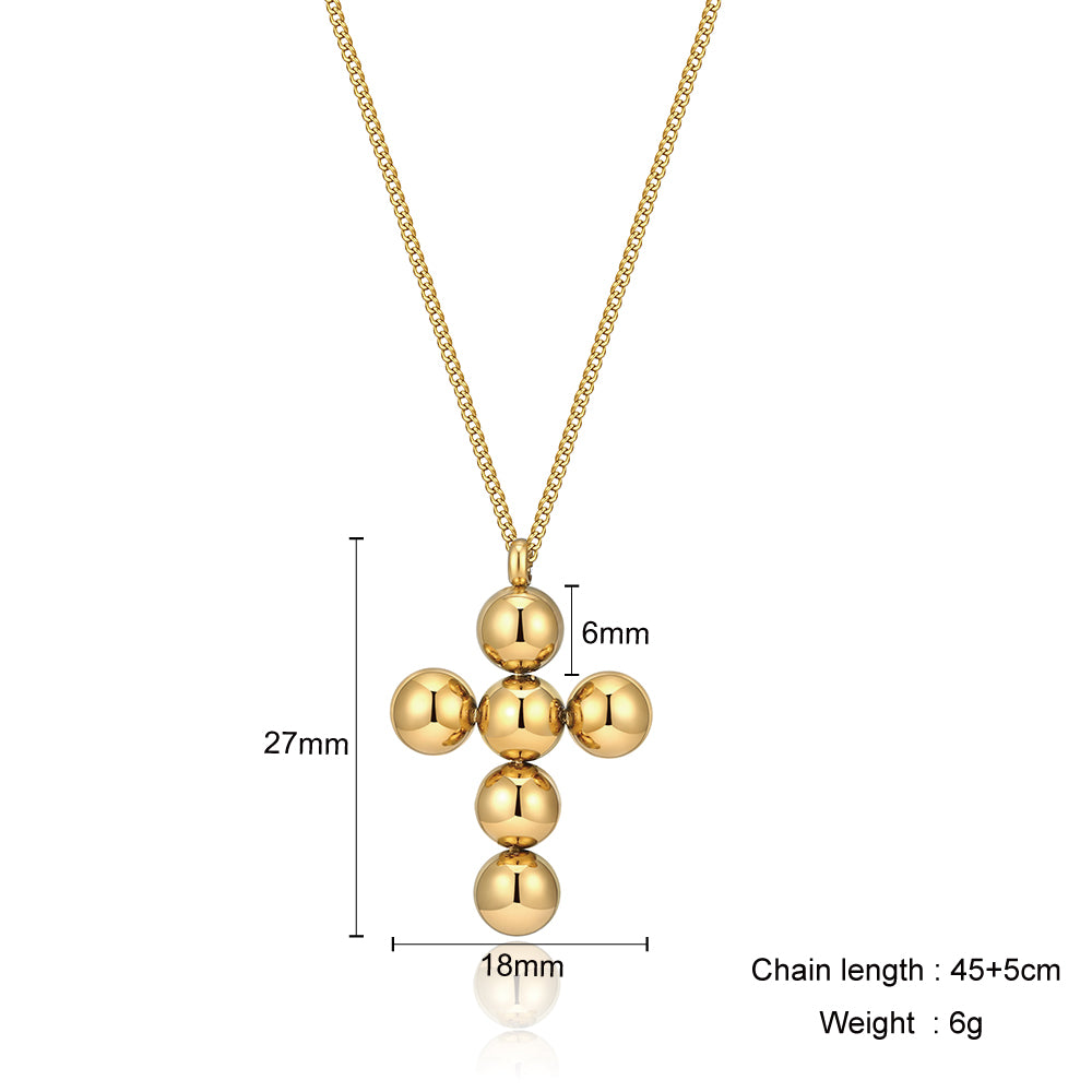 Mother's Day Gift Gold Mini Cross Necklace