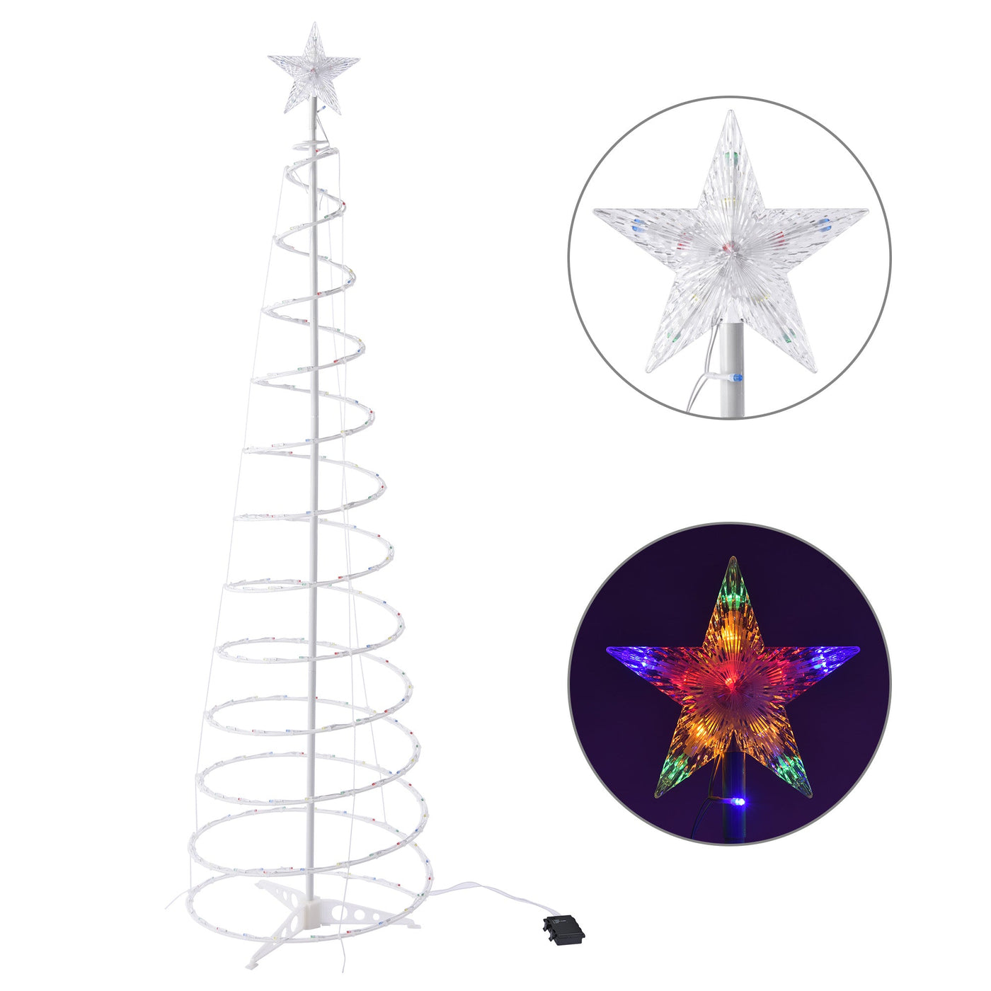 2022 New Style LED Spiral Christmas Tree Light Christmas Spiral Tree Indoor And Outdoor Decoration Lights