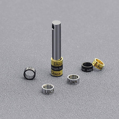 Christmas Gifts Personalized whistle-type bar necklace for men