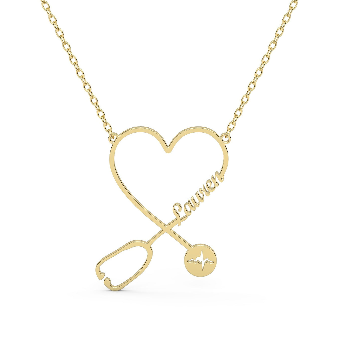 Mother's Day Gift Personalized Stethoscope Necklace