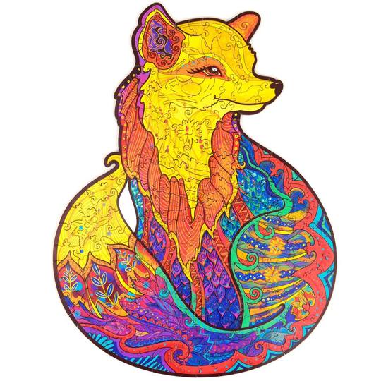 Wooden Jigsaw Puzzle Alluring Fox