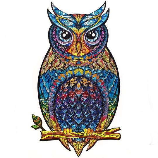 Wooden Jigsaw Puzzle Charming Owl