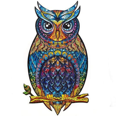 Wooden Jigsaw Puzzle Charming Owl