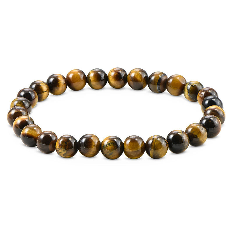 Tiger’s Eye Men’s Beaded Bracelet