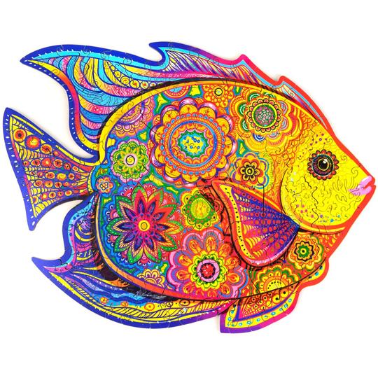 Wooden Jigsaw Puzzle Shining Fish