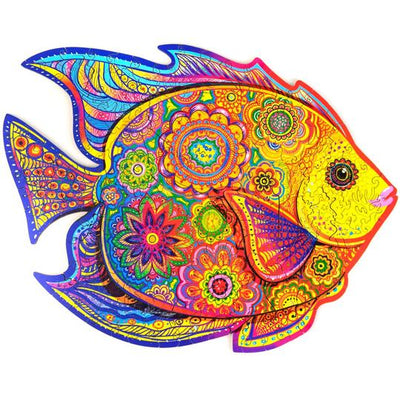Wooden Jigsaw Puzzle Shining Fish