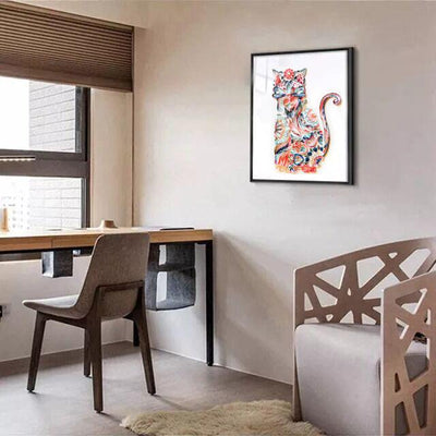 Paper Filigree painting Kit - Cat