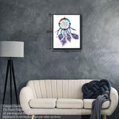 Paper Filigree painting Kit - Dreamcatcher