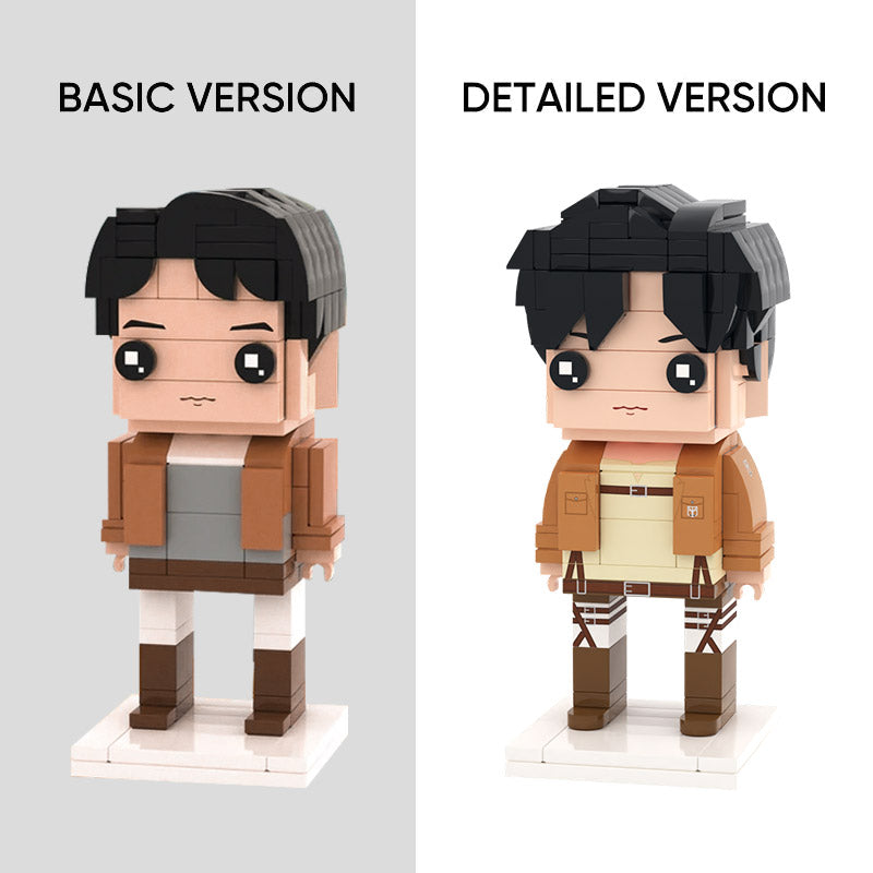 Surprise Father's Day Gifts Custom 1 Person Brick Figure Custom Brick Figures Small Particle Block Toy