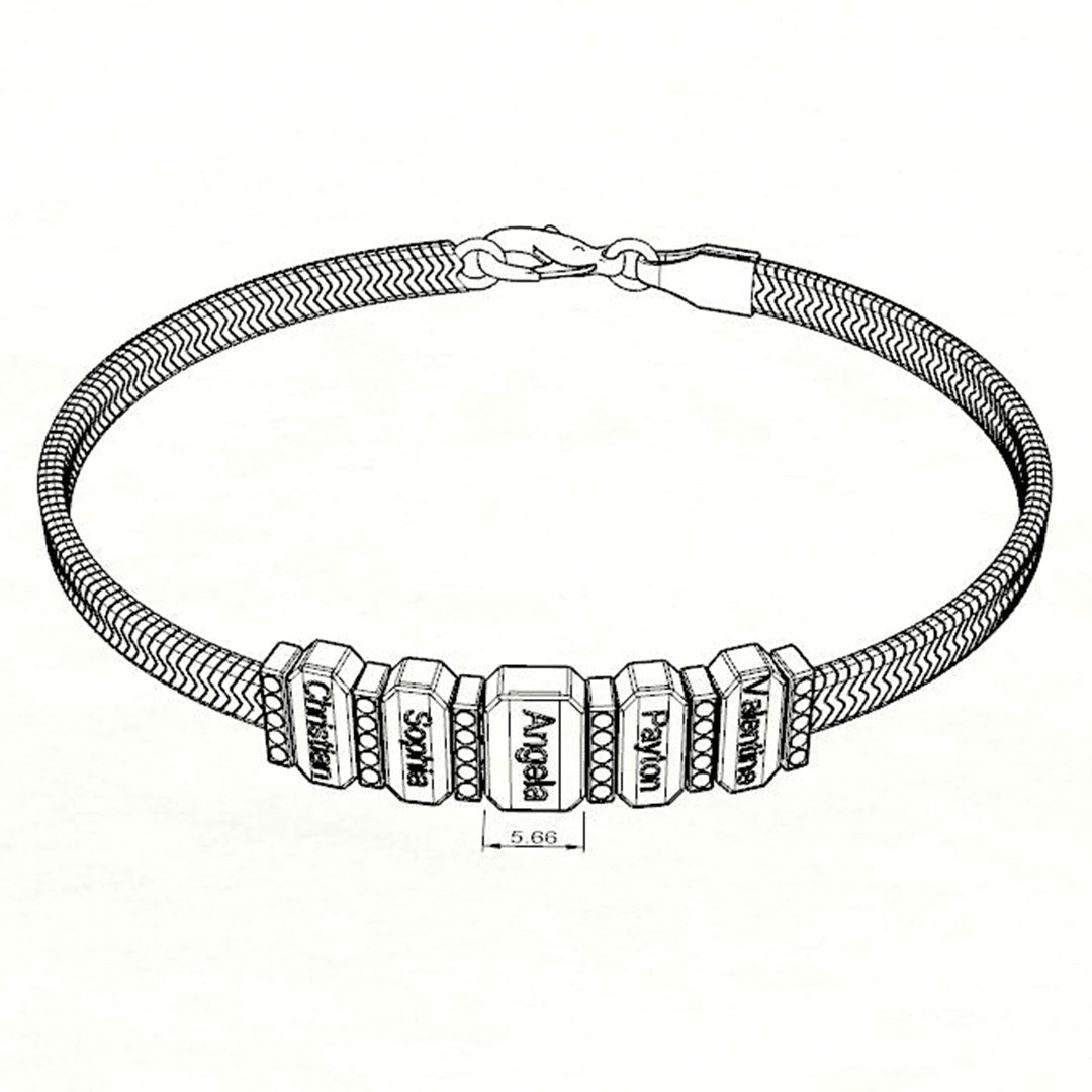 Mother's Day Gift Family Women's Bracelet With Beads