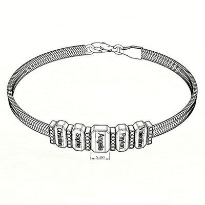 Mother's Day Gift Family Women's Bracelet With Beads