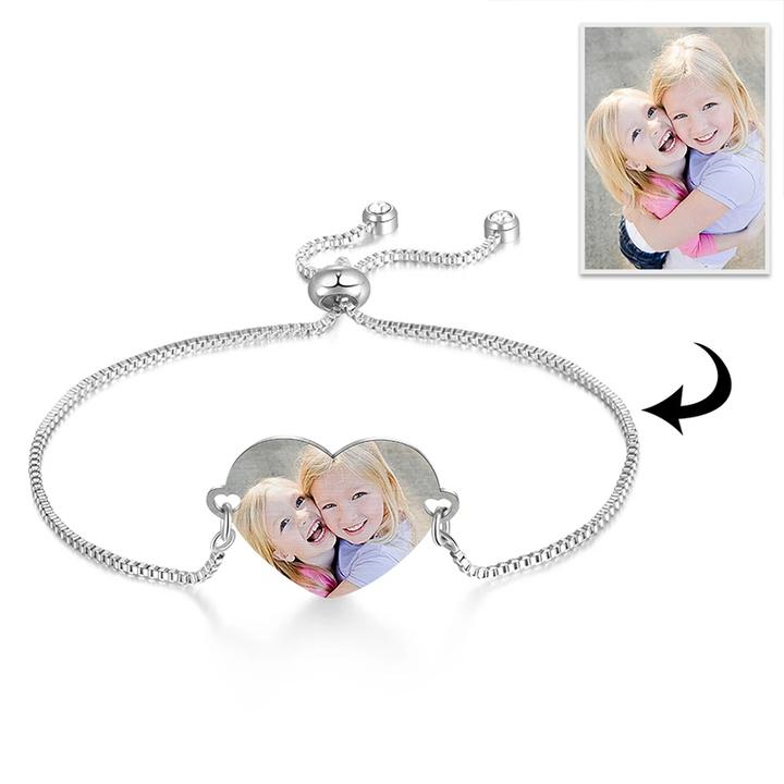 Christmas Gift-Adjustable Customized Photo Bracelet