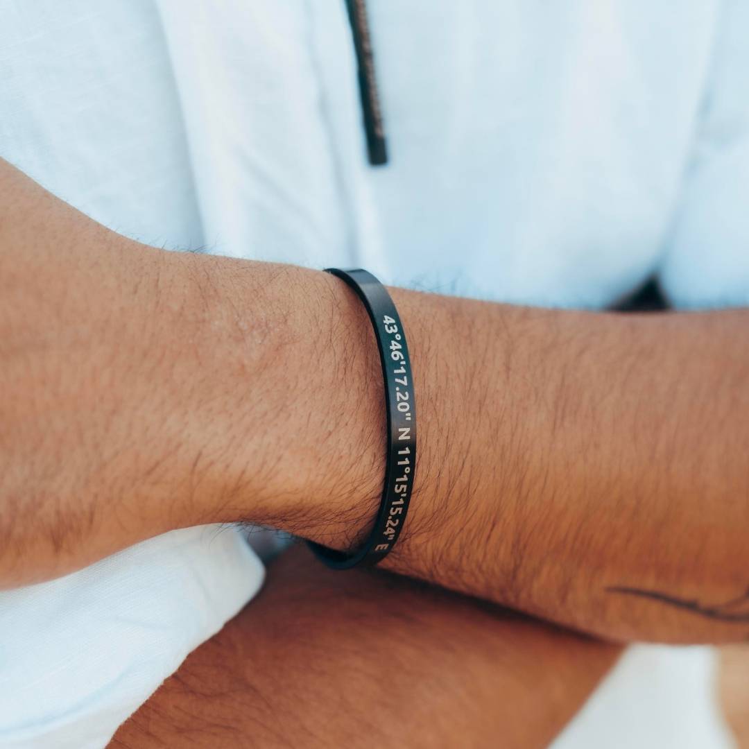 Christmas Gift-Bracciale Personalizzato Rigido