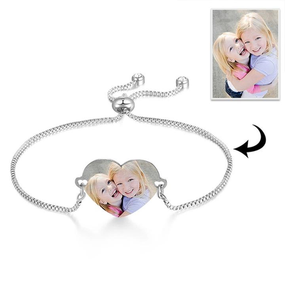 Christmas Gift-Adjustable Customized Photo Bracelet