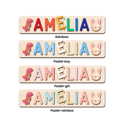 Personalized Wooden Baby Name Puzzle