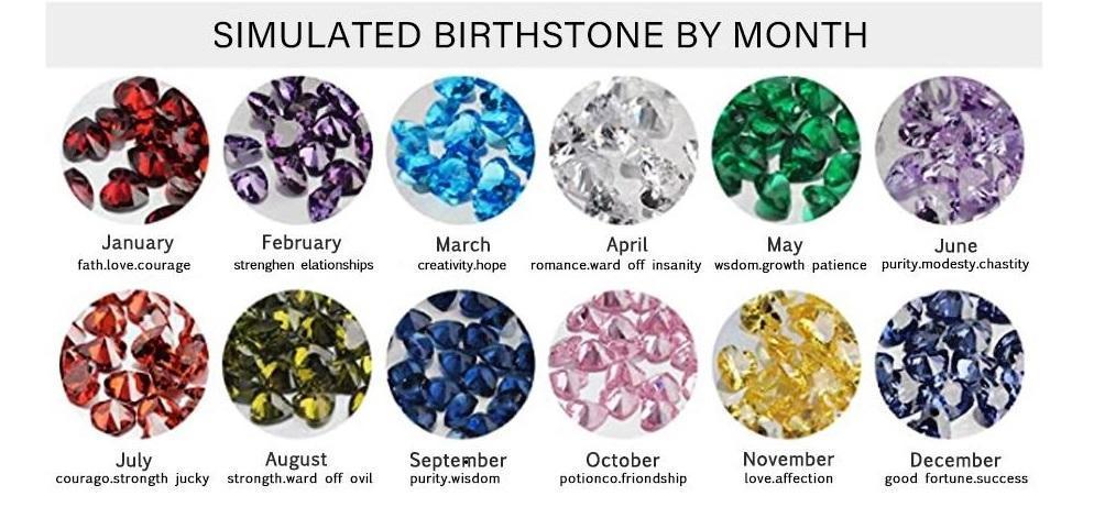Mother's Day Gift Personalized Heart Birthstone Ring
