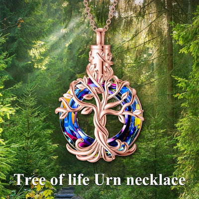 Christmas Gift- S925 Mother is the Family Root Tree Necklace