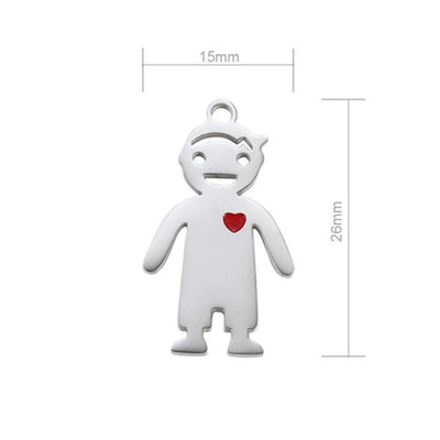 Christmas Gift-This Mummy Belongs to... Heart Polished Personalised Keychain
