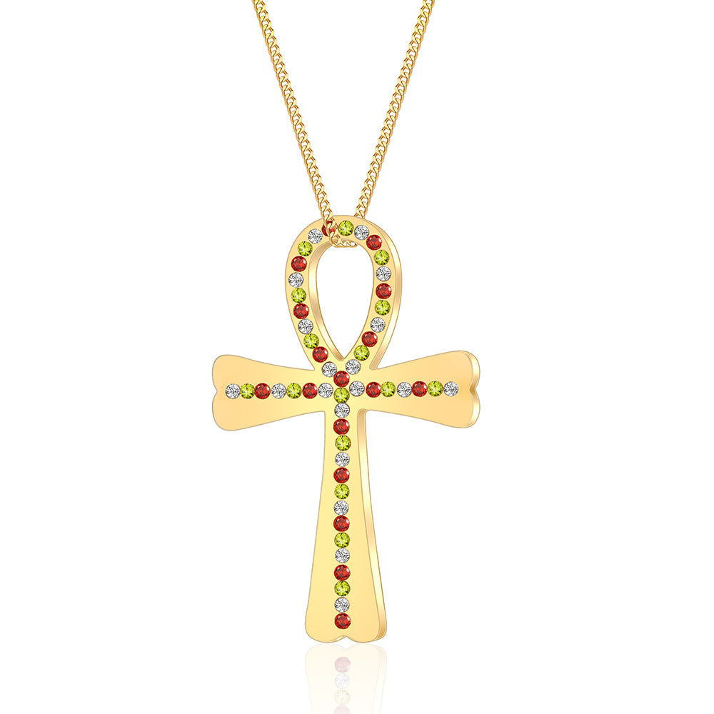 Mother's Day Gift Gold Ankh Charm Necklace