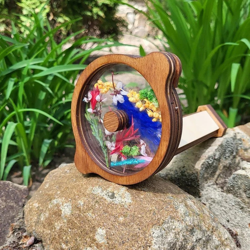 🔥Christmas Gift Natural Wood Kaleidoscope