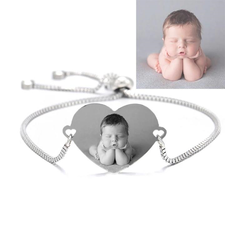 Christmas Gift-Adjustable Customized Photo Bracelet