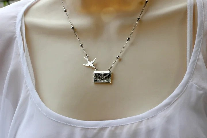 Christmas Gift-👩‍❤️‍💋‍👩✉Friendship Letter Locket Necklace🎁