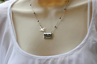 Christmas Gift-👩‍❤️‍💋‍👩✉Friendship Letter Locket Necklace🎁