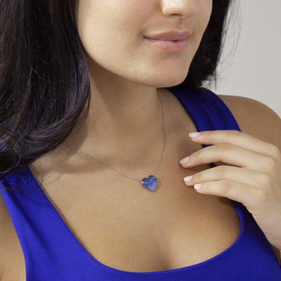 Mother's Day Gift Custom Name Heart Necklace